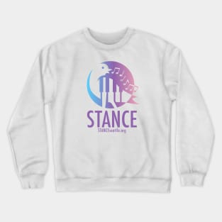 Gradient Logo + URL Crewneck Sweatshirt